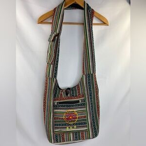 Hobo boho Crossbody Shoulder Sling Woven Hippie Bag Purse